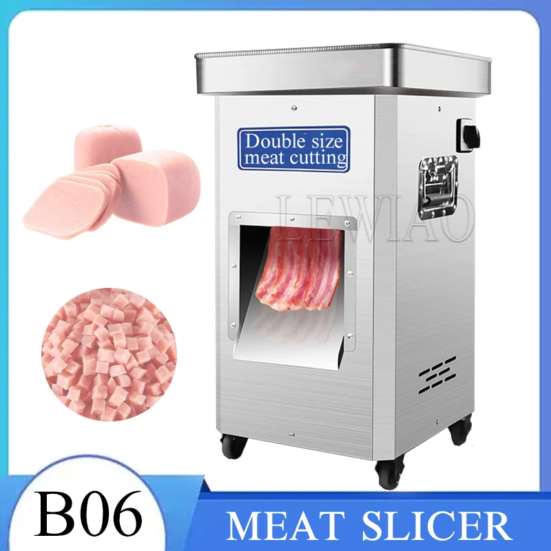 

Multi-Functional Meat Slicer Cutting Machine Stainless Steel Electric Slicer Pork Cutting Machine