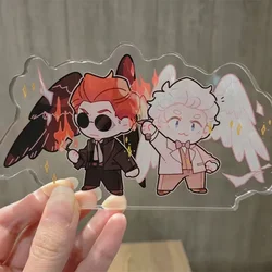 Good Omens-Support acrylique pour figurines jouets, modèle d'anime, figurine d'action, accessoires pour enfants, modèles d'ornements de bureau, cadeau