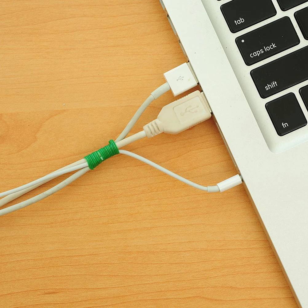 

1pc Garden Cable Ties Wire Plastic Iron Strong Flexible Spool Choose Length Plant Size Holder Organize Headphones USB