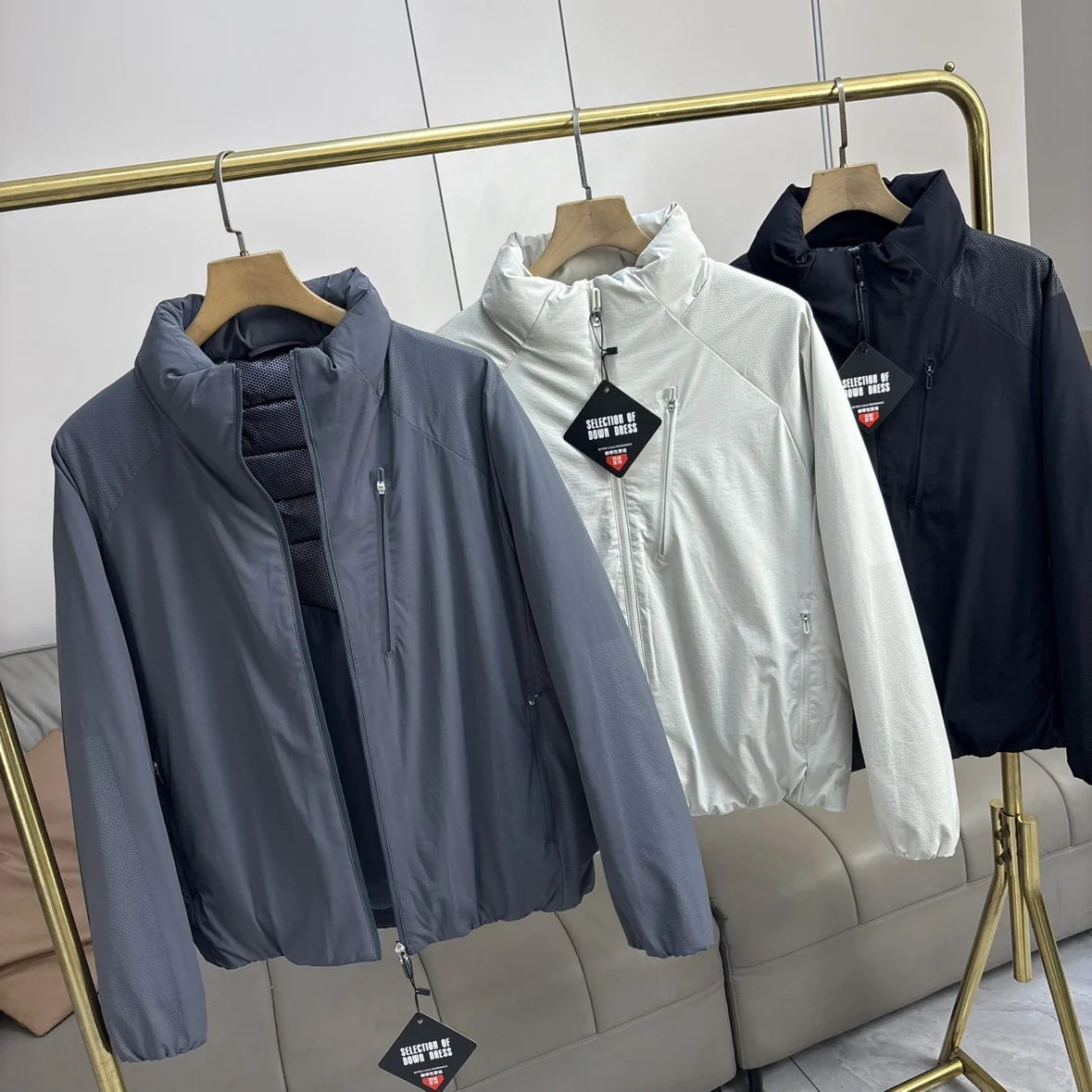 

Мужская уличная куртка с подогревом, воротником-стойкой, водонепроницаемая, ветрозащитная, с наполнителем из 90% белого утиного пуха, из дышащей нейлоновой ткани