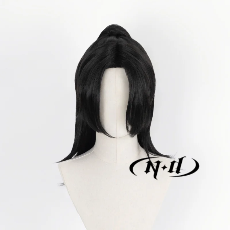 ND Protagonist Cosplay Wigs Hairpiece Where Winds Meet Game Cosplay Hair Wigs for Costume Theme Party Heat Resistant Synthetic