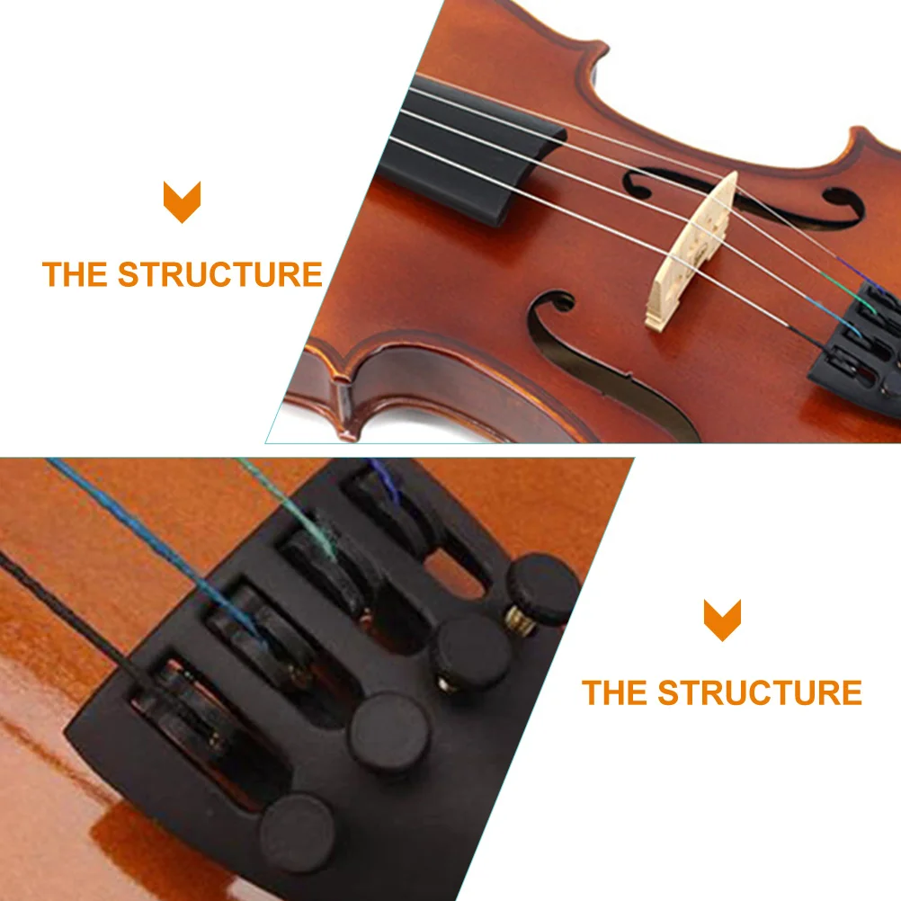 

8 Pcs Violin Strings 026mm 036mm 05mm 073mm 56cm Full Set Replacement Accessories for Violin Enthusiasts Musicians Durable Parts