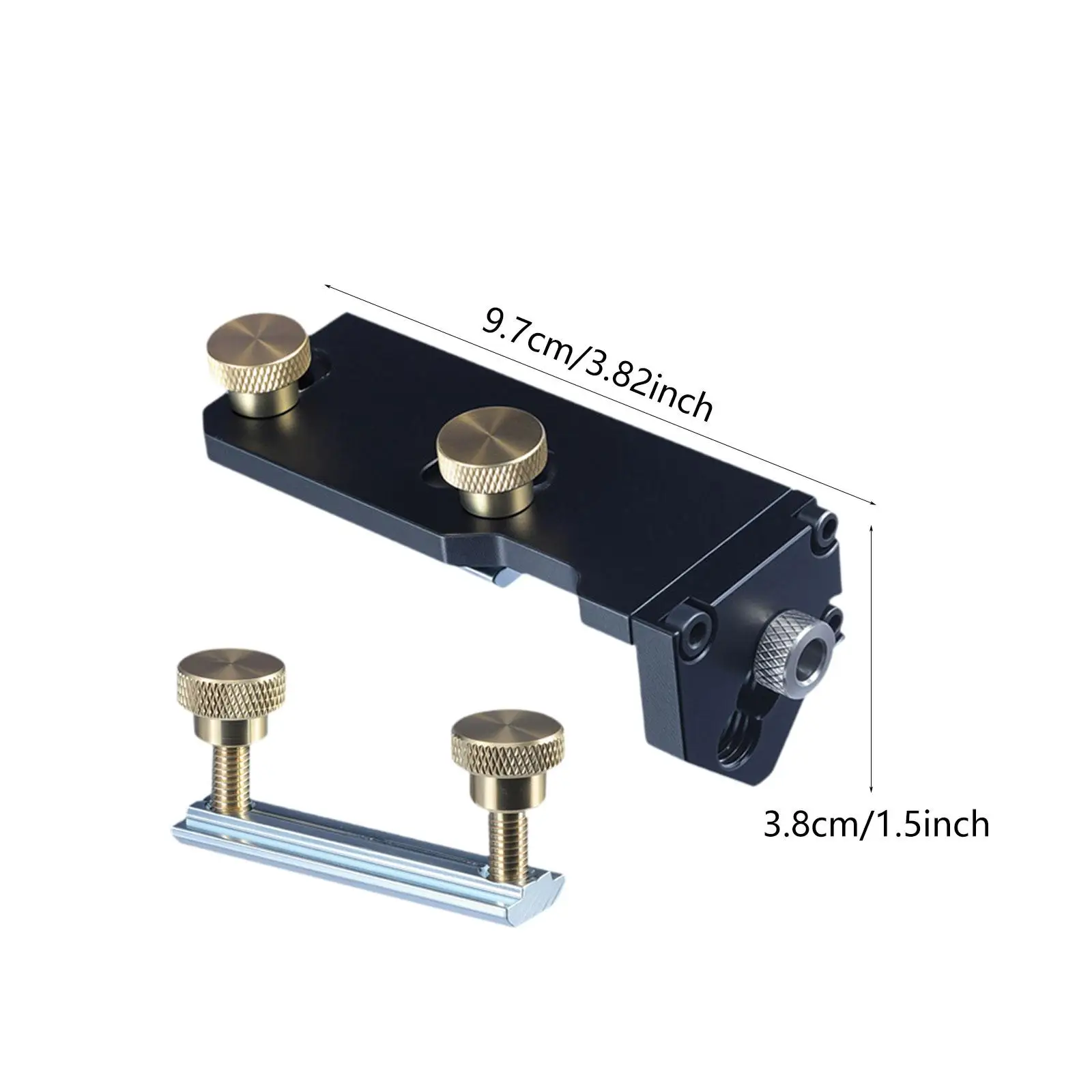 Aluminum Profile Tapping Guide Practical Professional Drill Guide Woodwork Tools Doweling Jig Single Access Hole Punching Jig