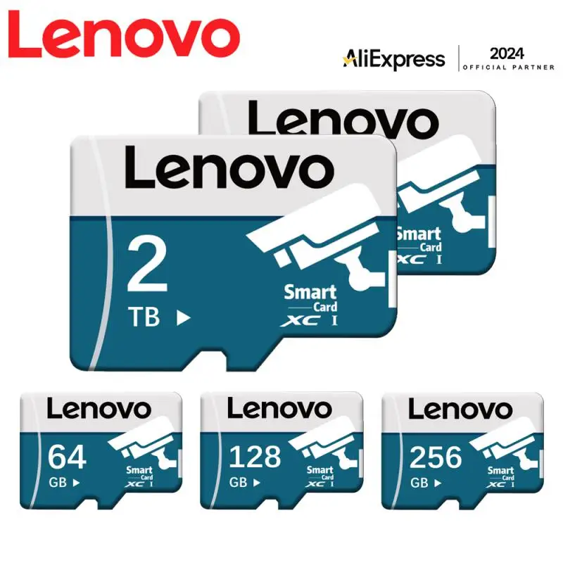 Компактная SD-карта Lenovo на 1 ТБ, 512 ГБ, 256 ГБ, A2 U3, Micro TF, SD-карта на 128 ГБ, высокоскоростная TF-карта для Nintendo Switch Ps5