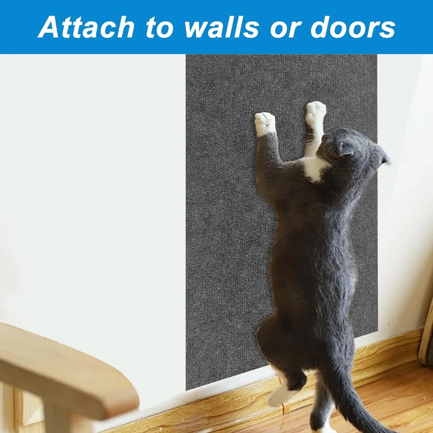 Wall Anti Cat Scratch Sofa Cat Scratching Board Vertical Wear-Resistant Climbing Board Super Large Cat Claw Board Scratching