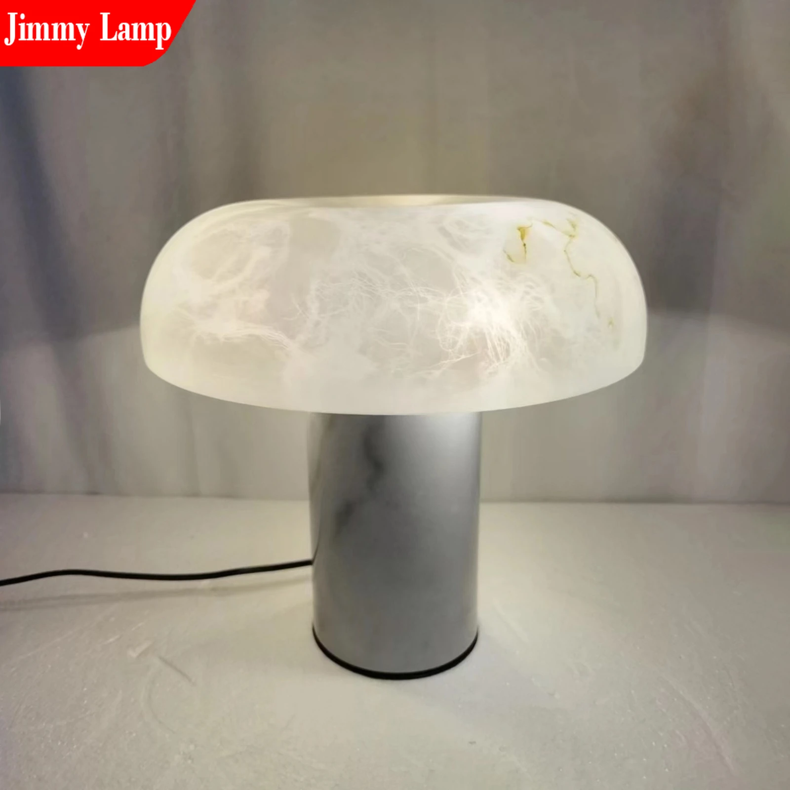 

Modern Marble Table Lamp Desk Light for Restaurant Living Room Study Bedroom Creative Retro Bedside Lamp Decor Home