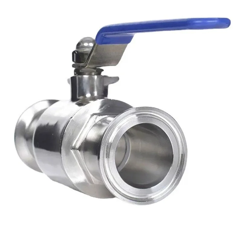 

304/316 stainless steel sanitary quick-loading ball valve Q81F-16P food-grade quick-loading