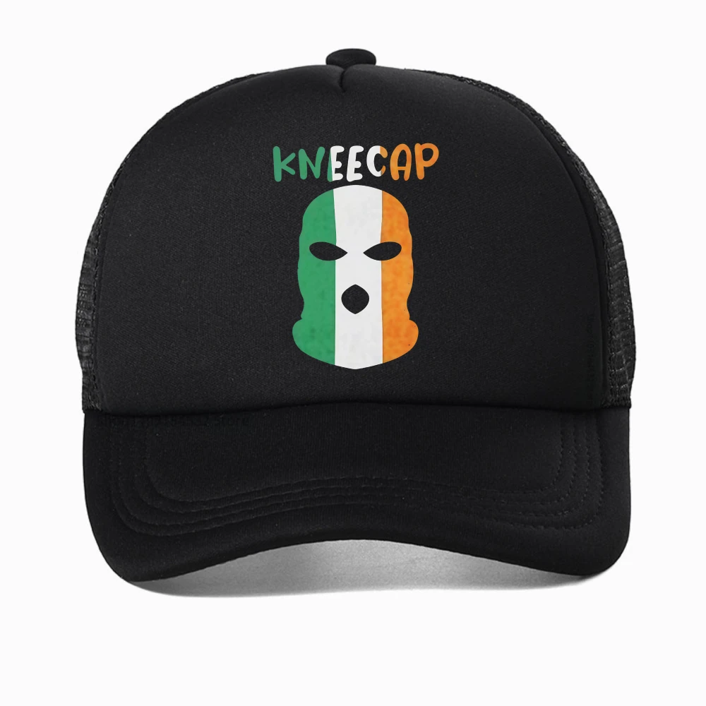

Men Women KneeCap Belfast Irish Gaeilge Republican cap Hip Hop Harajuku Novelty Men Women Streetwear caps mesh snapback hats