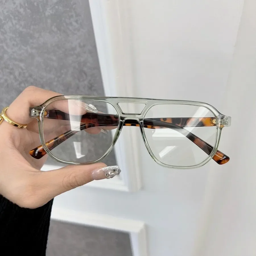 Fashion Elegant Square Eyeglasses Frames Women Men Transparent Clear Brand Designer Optical Casual Frame Oculos