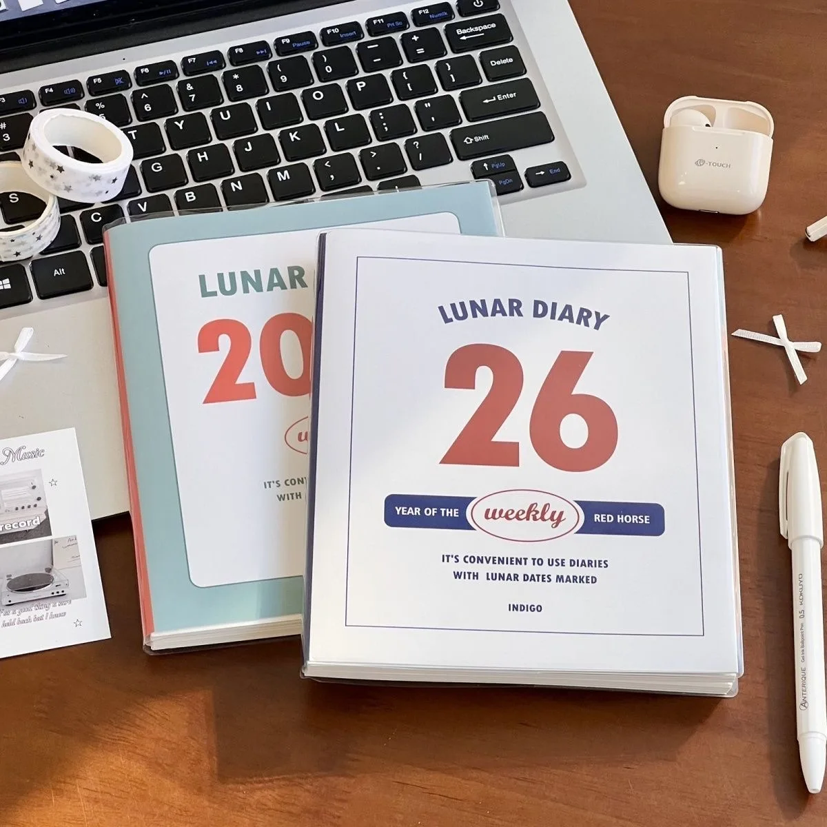 2026 جدول كتاب الطالب الخطط الأسبوعي الشهري الكورية دفتر ملاحظات بغلاف مُجلّد مذكرات مخطط القرطاسية لوازم الطلاب