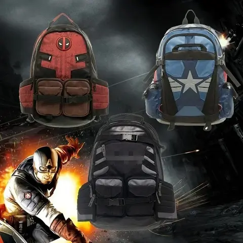 Mw Popular New Anime Cartoon Large Capacity Backpacks Outdoor Leisure Travel High Capacity Backpack Birthday Gifts