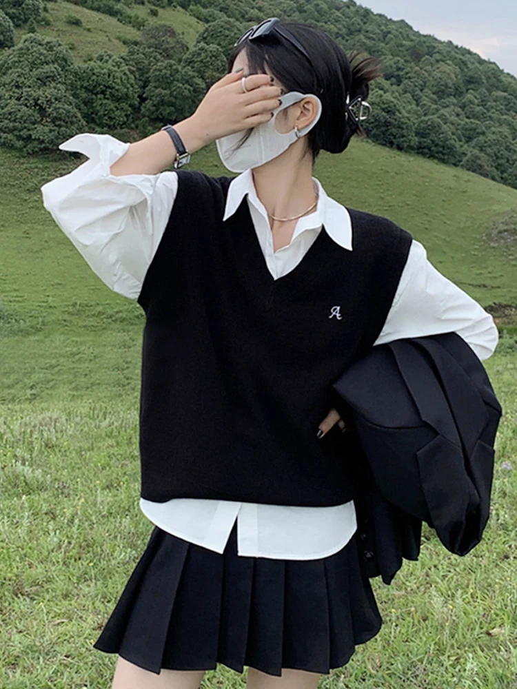 

Vests Waistcoats Thin Womens Vest Black Winter Cashmere Full Lining Thickened Cold-Proof Warm Cozy Softy Comfortable Commuting