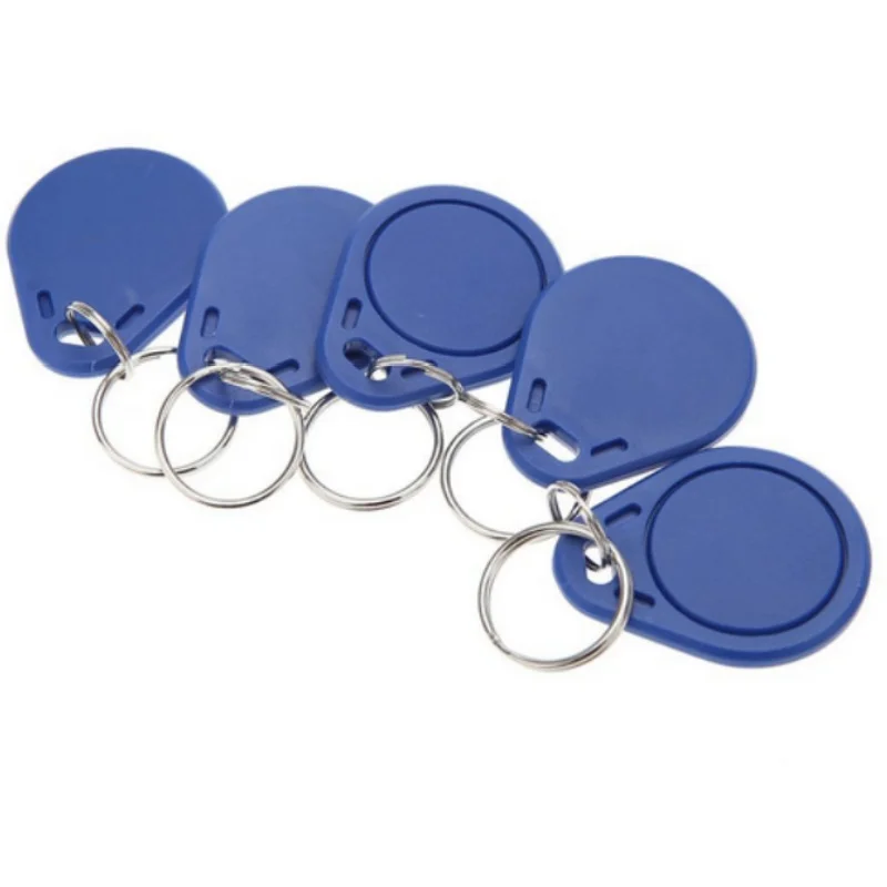 5pcs 13.56MHz RFID Keyfob MF 1K S50 IC Smart Tag NFC Keychain Token ABS Waterproof Door Access Control Attendance System
