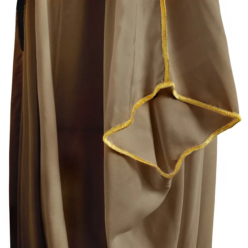 Pastello musulmano Islam Abbigliamento in raso Uomo Caftano Discorso Pakistan Abaya Laurea Jubba Thobe Lungo Dubai Arabia Saudita Medio Oriente