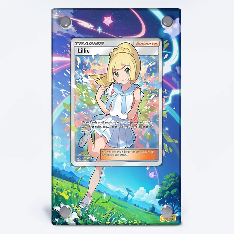 Pokemon Espositore Misty Nihilego GX Umbrion Darkrai Carta da disegno estesa Collezione di mattoni Cornice per carte da gioco Non inclusa carte