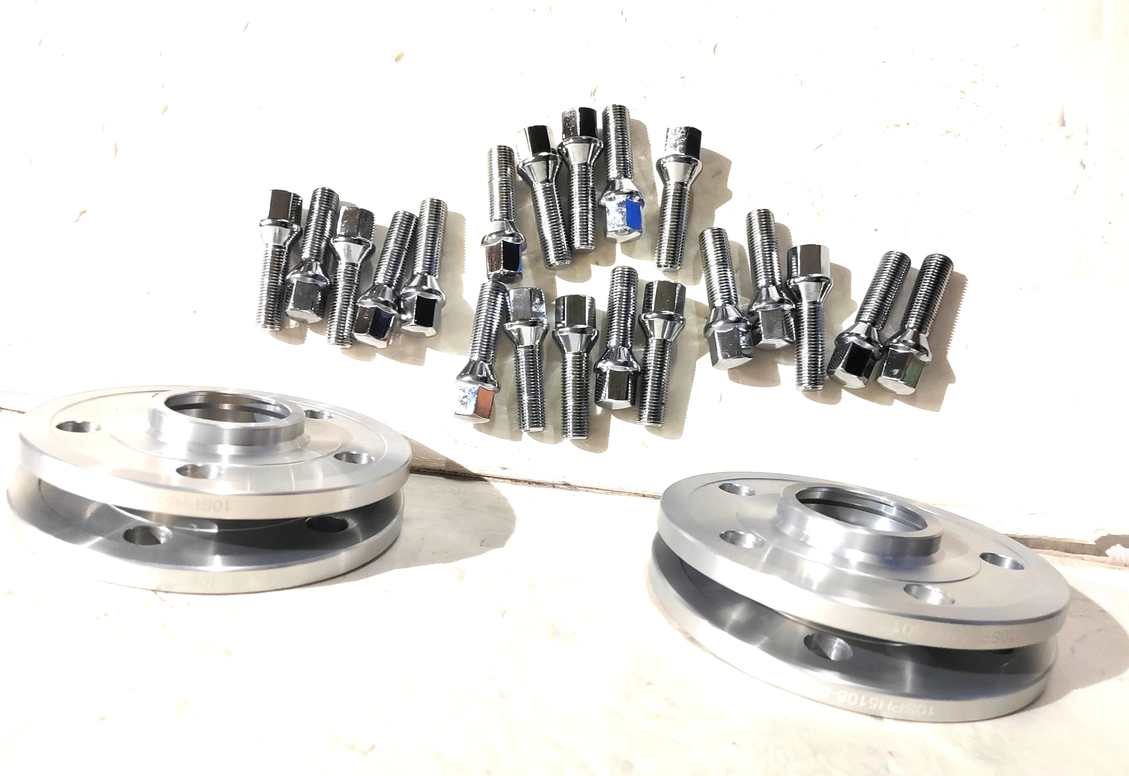5x108 PCD 60.1mm CB 12x1.25 Bolt Thread Hub Centric Rim Adapter 2x 25|30MM  1