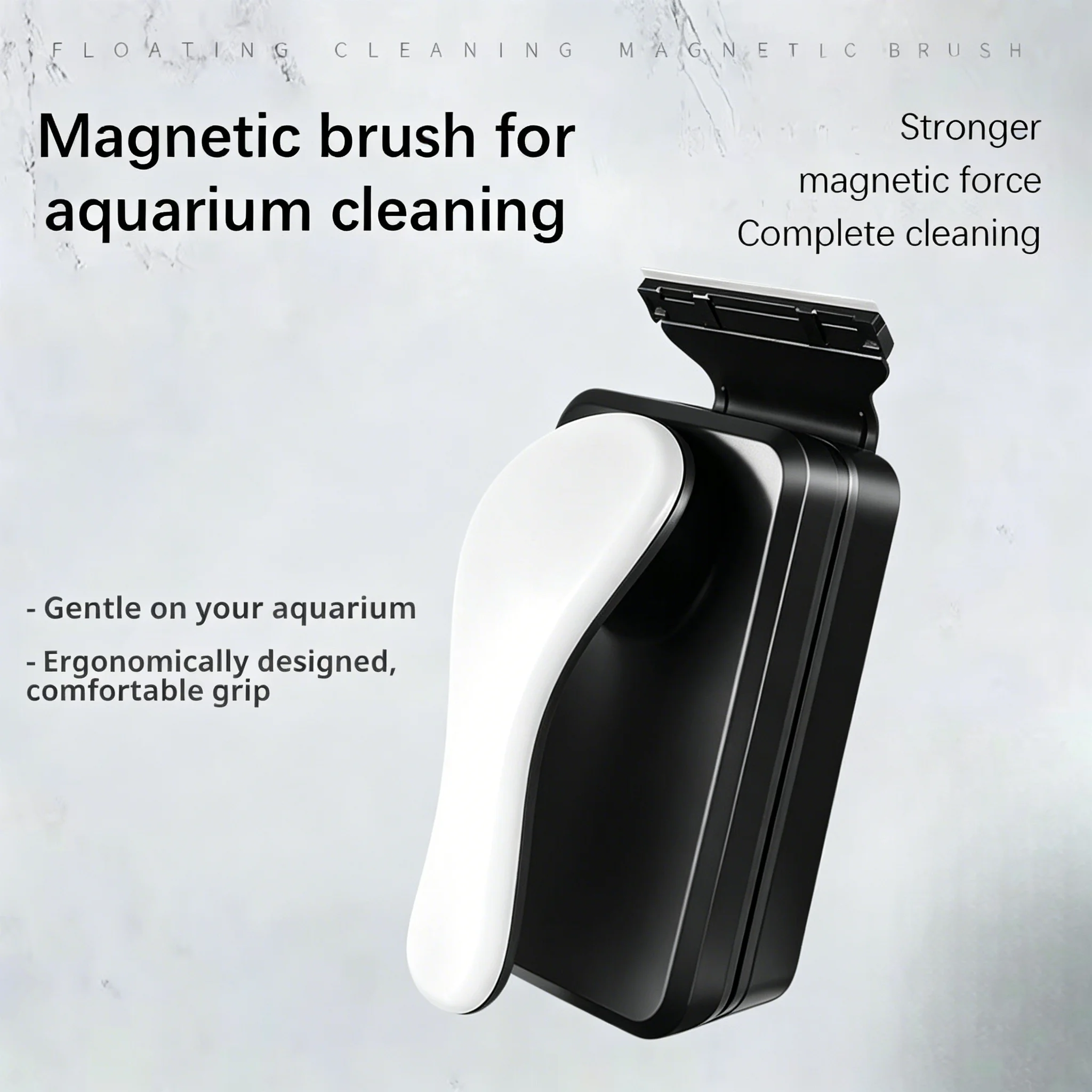 Magnetic Aquarium Brush, Aquarium Cleaning Brush, Aquarium Accessories, Floating Glass Window Algae Scraper