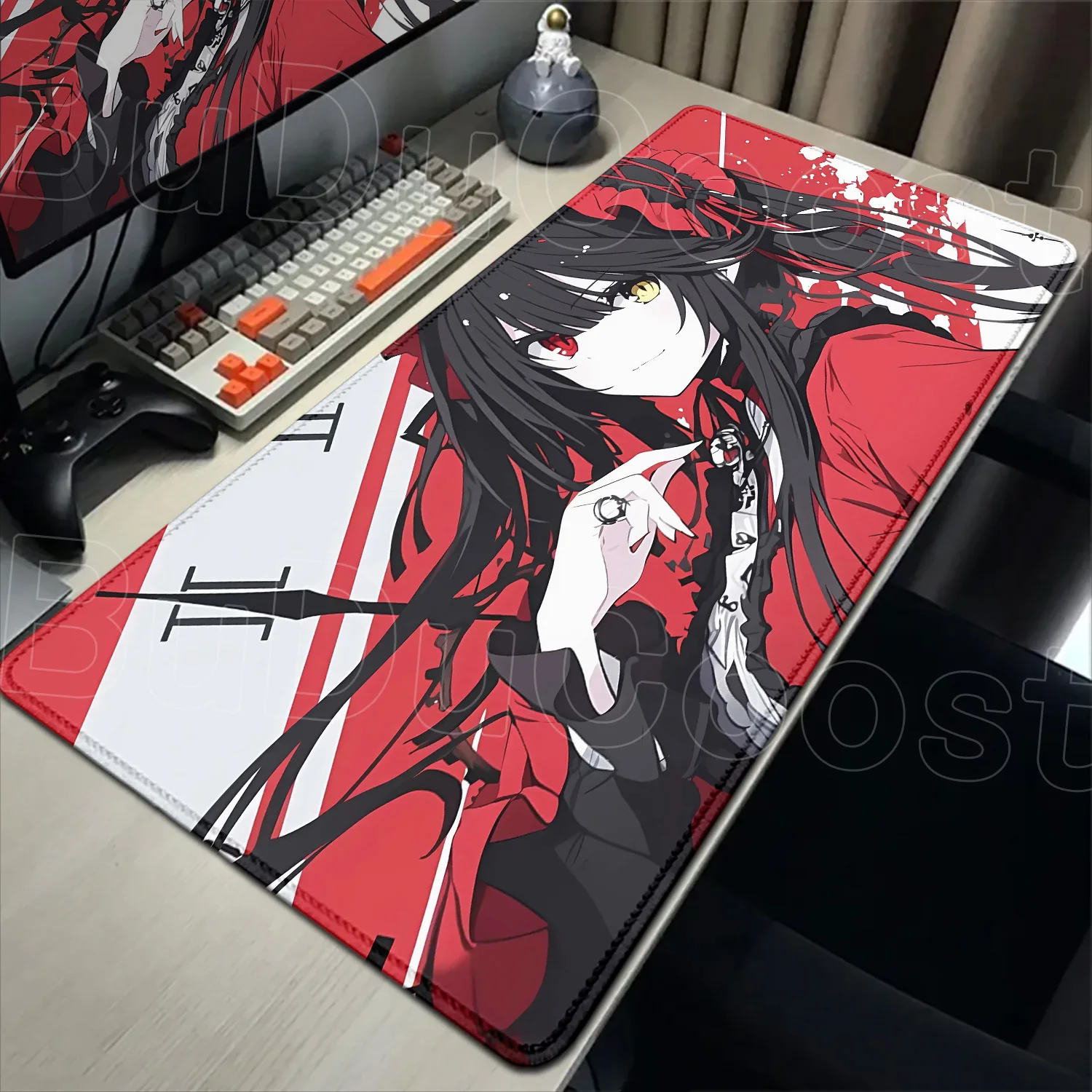 

Kawaii girl Tokisaki Kurumi Mouse Pad Anime Date a Live Laptop Pad Gaming Accessories Game Mousepad Non-Slip Rubber Edge locking