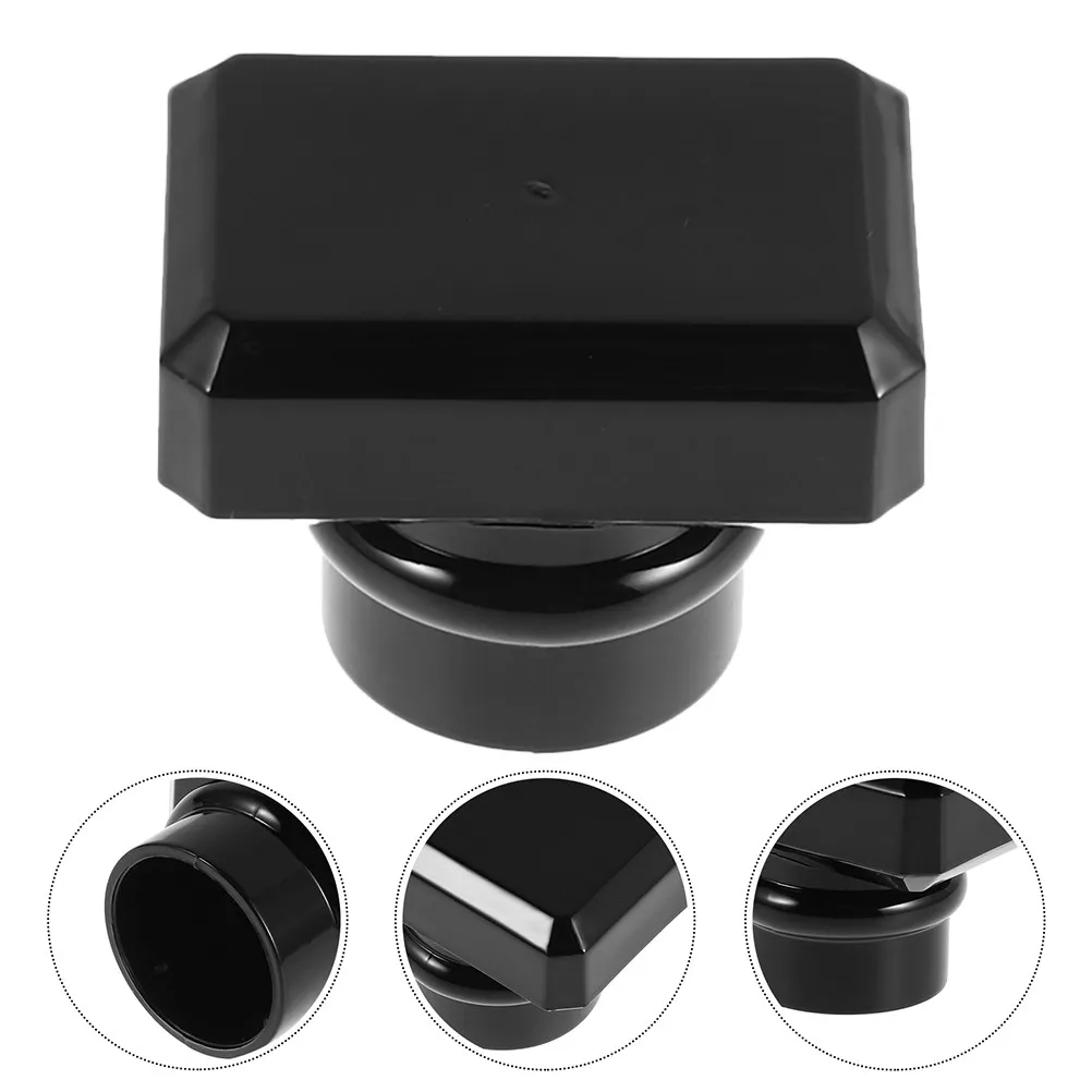 

8Pcs Perfume Bottle Caps Black Square Leakproof Seal Replacement Lids Plastic Cover for High End Fragrance