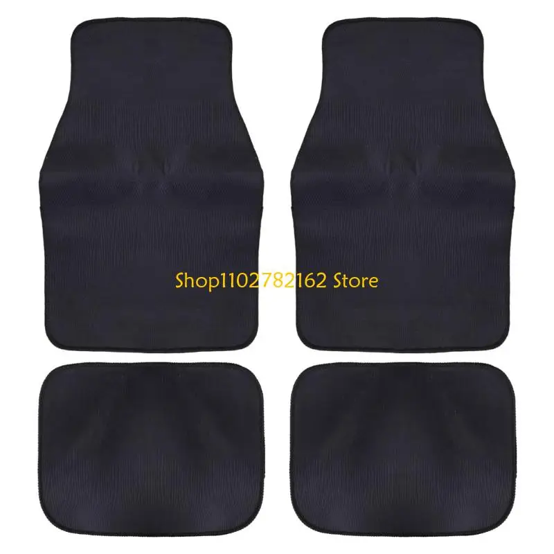 

547B Complete Set Of 4 Car Floor Mats Waterproof All Weather For 5 Vehicles