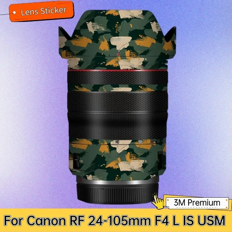 Objektiv Aufkleber Für Canon RF 24-105mm F4 L IS USM Schützende Haut Aufkleber Film Anti-Scratch Protector Mantel F/4L 24-105