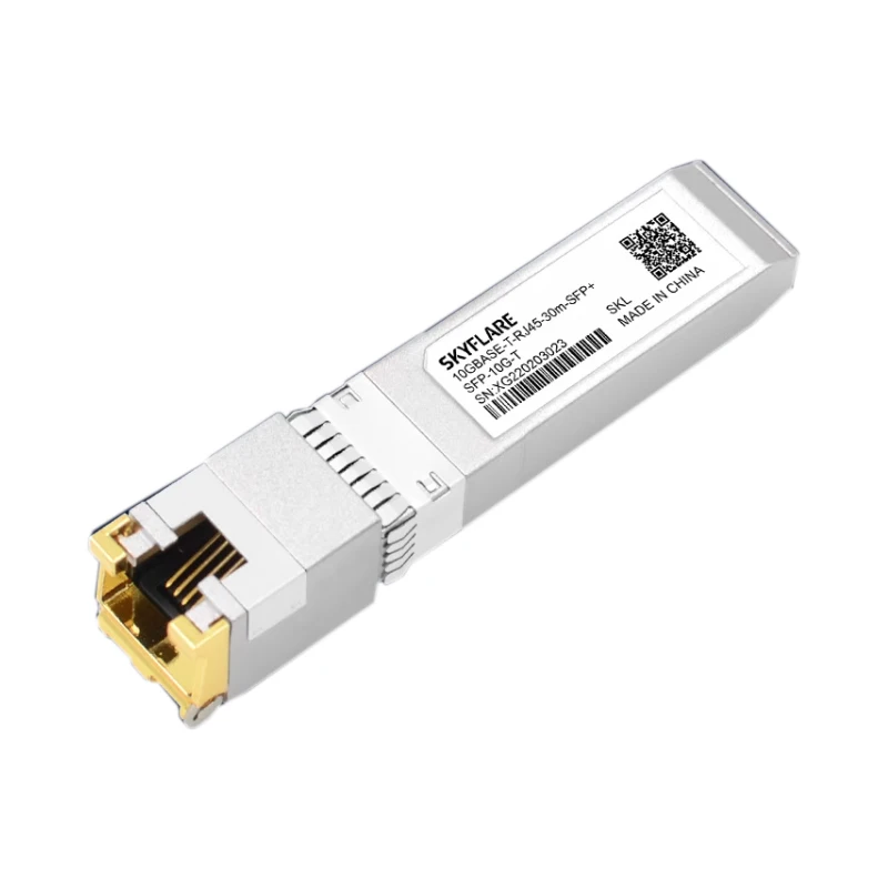 Copper Fiber Transceiver Module, SFP-10G-T, 10Gb, SFP to RJ45, 30m, Compatible with Cisco, HW, H3C, ZTE, Hikvisio, 1Pc