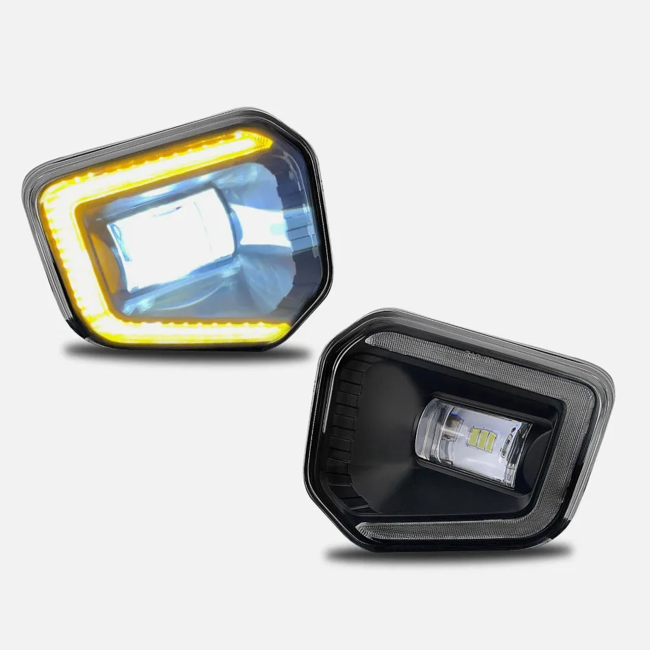 

Led Fog Lights DRL Daytime Running Light for 2016-2022 2023 Toyota Tacoma SR SR5 Front Bumper Turn signal Driving Lamp Daylight