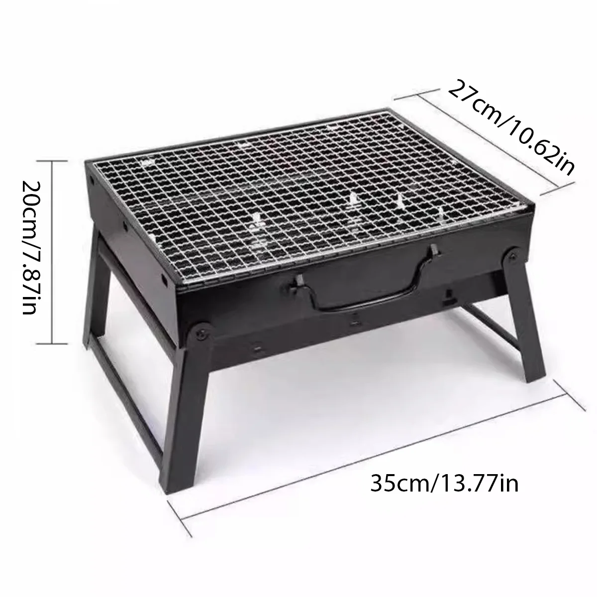 Portable Mini BBQ Charcoal Grill 6
