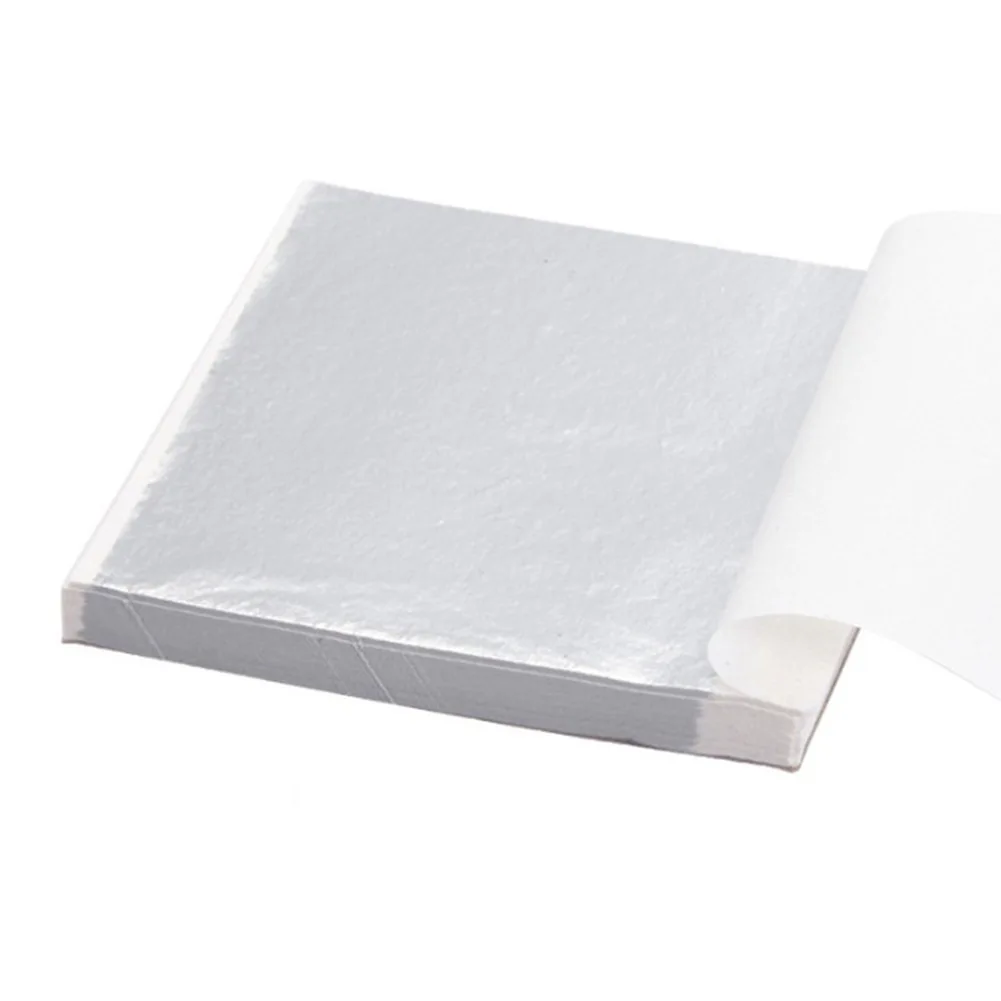 100 Pages 24K Gold Leaf Art Design Gold-Plated Frame Decorative Materials Gold