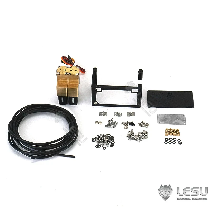 RC 1/14 Tool Box Reversing Valve for Tamiya Hydraulic Excavator Loader Dump Truck for SCANIA MAN VOLVO Trailer Tipper DIY Parts