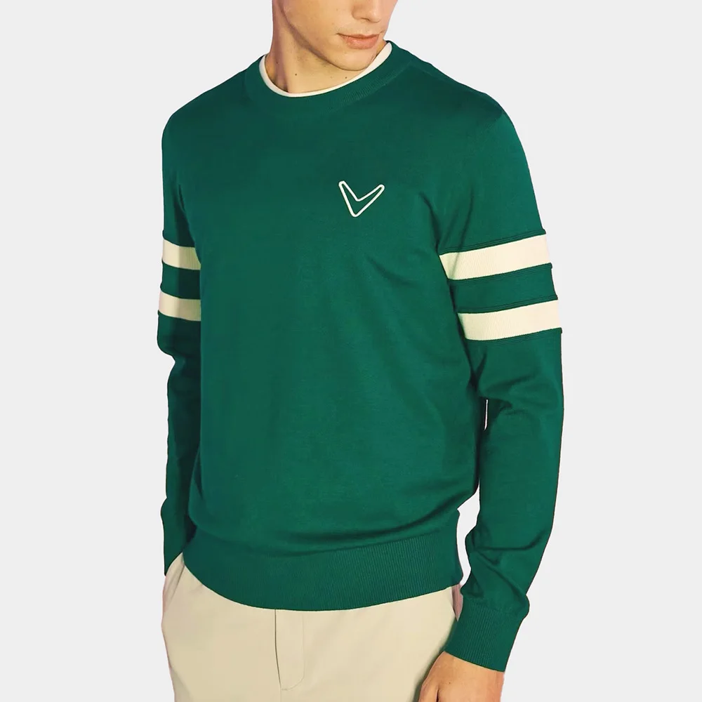 CALLAWAY Minimalist Knitted Sweater! Men! New Autumn Golf Sportswear, Trendy Brand, Luxurious and Elastic!