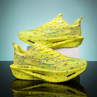 Marathon Carbon Plate Air Cushion Men Sports Running Shoes Breathable Lightweight Women's Comfortable Athletic Nonskid Sneakers