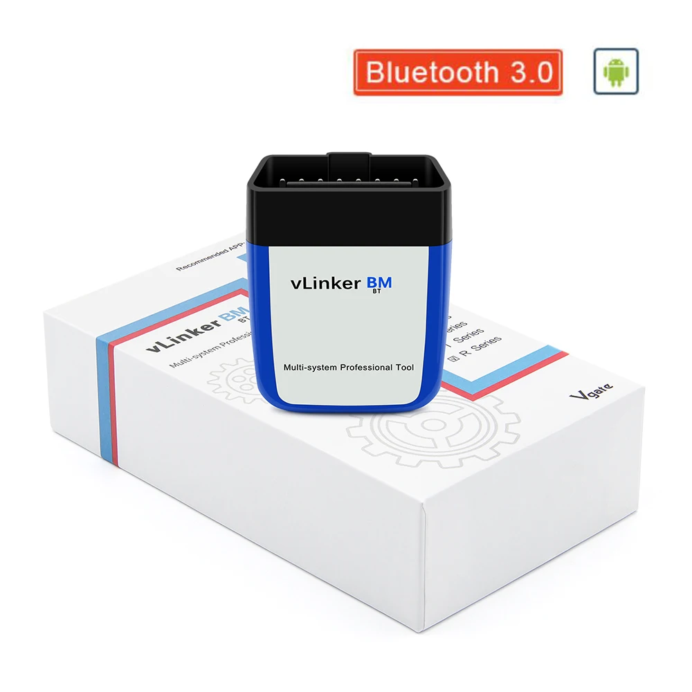 Vgate vLinker BM+ ELM327 BimmerCode BimmerLink Auto Code Reader Diagnostisch Hulpmiddel Auto Scanner ELM327 OBD2 Bluetooth 4.0