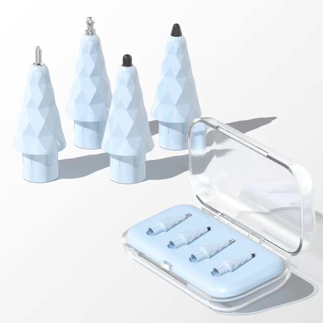 Wear-resistant Quiet Nibs for Apple Pencil, Replacement Needle Tips for Apple Pencil 2nd Generation
