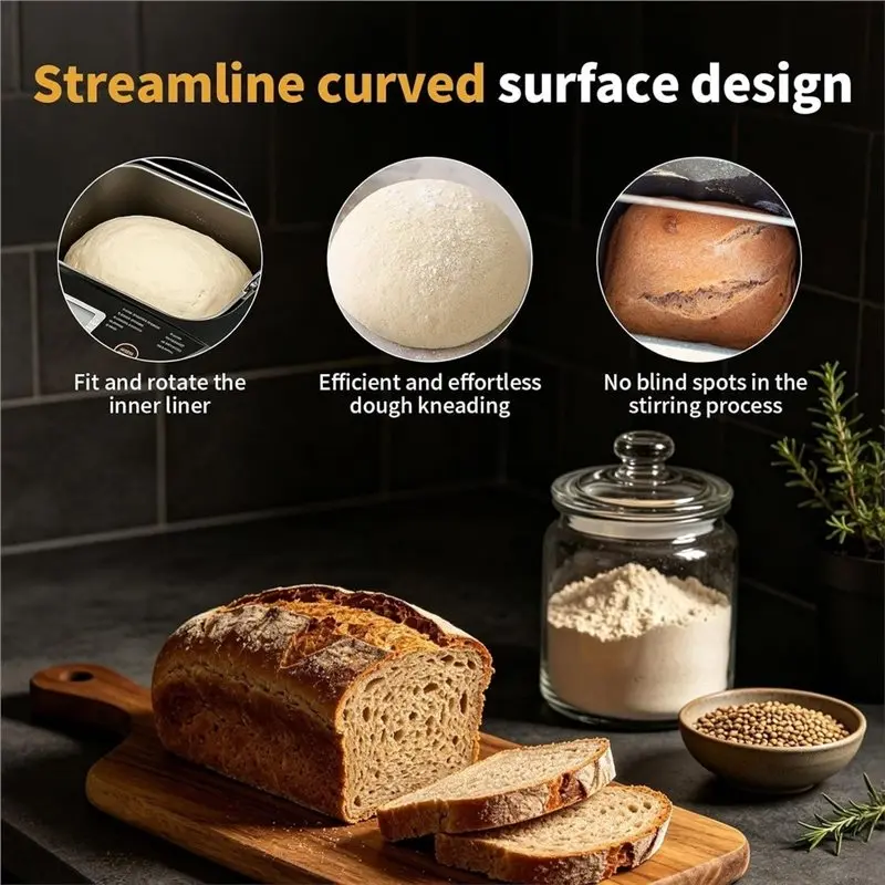 A56T-Blade Mixing For Elite Gourmet Bread Maker, Easy To Clean