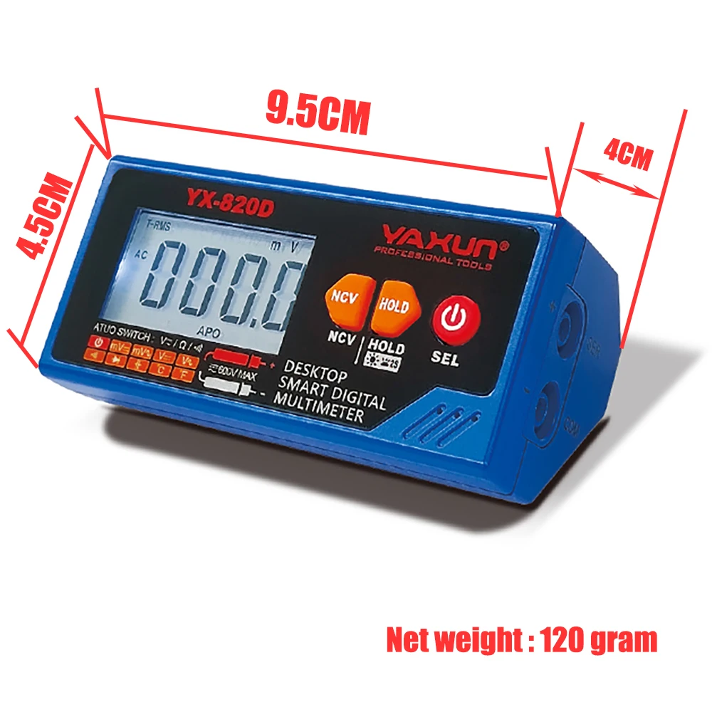 YAXUN YX820D Built-in Lithium Battery Desktop Smart Digital