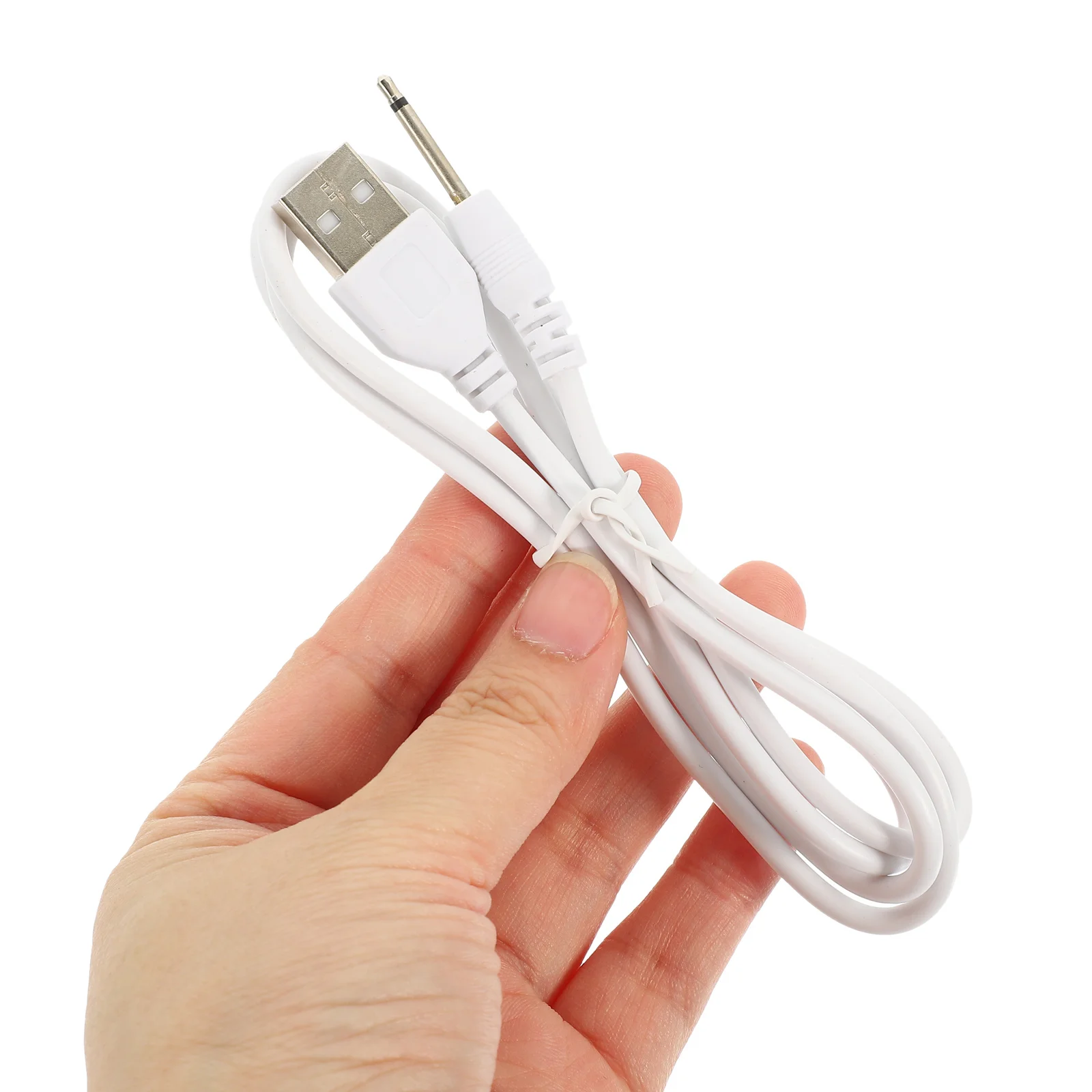 

USB to DC Charging Cable 2.5mm High Efficiency DC Cord Lightweight Durable Instrument Power Adapter 2pcs Set