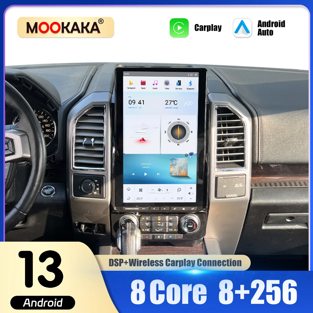 

16.8 Inch Android 13 Car Radio For Ford F150 2015 2016 2017 2018 2019 2020 Car GPS Navi Multimedia Player Head Unit Carplay BT