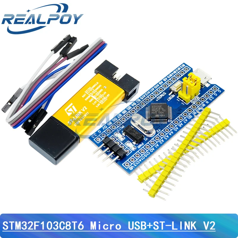 ST-LINK V2 Simulator Download Programmierer STM32F103C8T6 STM32F103C6T6 ARM STM32 Minimum System Development Board Micro/Typ-C USB