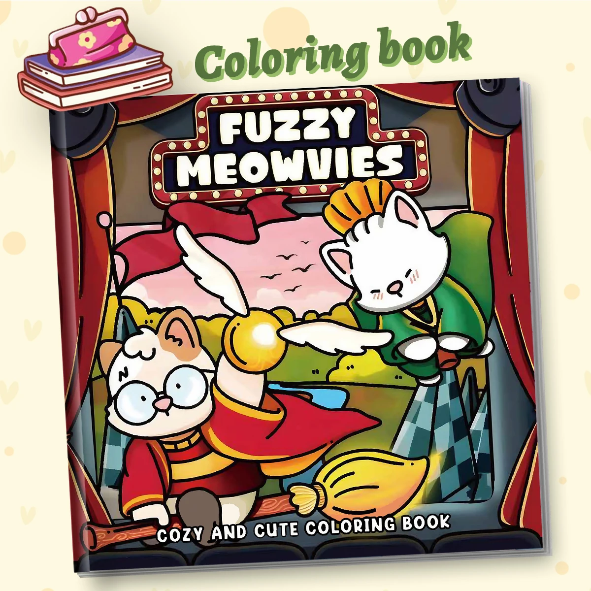 Lindo libro para colorear, ilustraciones audazas y sencillas, ocio y entretenimiento, cómodo y que alivia el estrés, adecuado para Halloween, Navidad, decoraciones de regreso a la escuela y otoño, libros para colorear para adultos para arte y manualidades