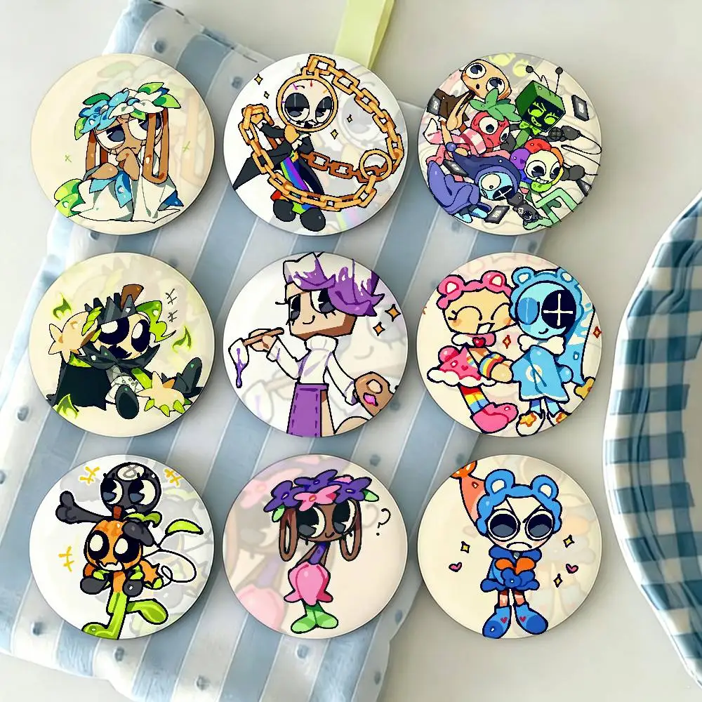 Game D-Dandys World  Button Pins Backpack Clothing Decor Brooch Badge Jewelry Gifts for Kids