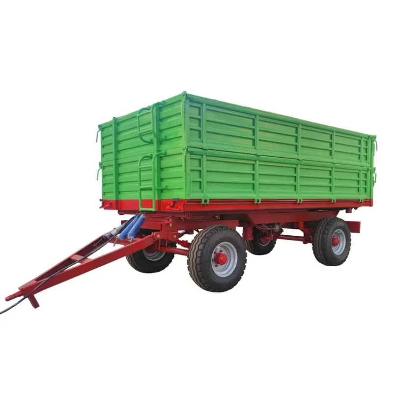 Agricultural trailer tractor Agricultural hydraulic dump Agricultural dump trailer Tractor roll dump