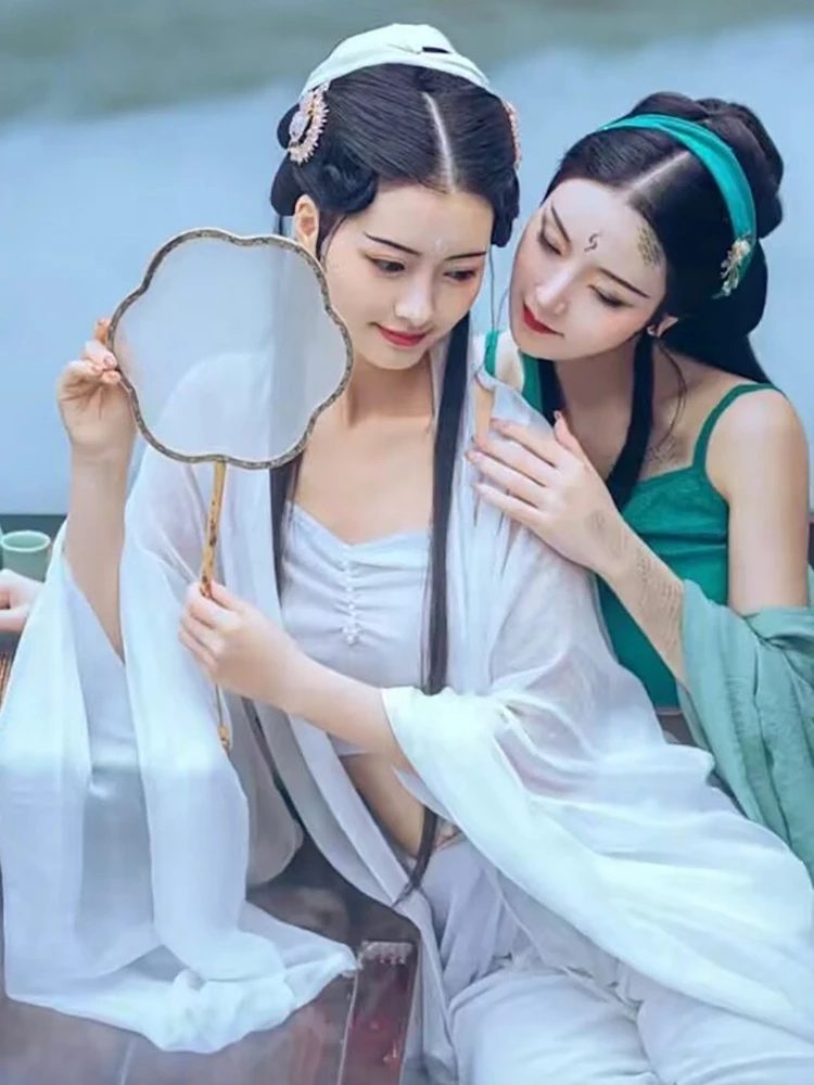 

Classical dance costumes Green and White Snake, Hanfu,LittleGreen,and Exotic White Snake role-playing stage performance costumes