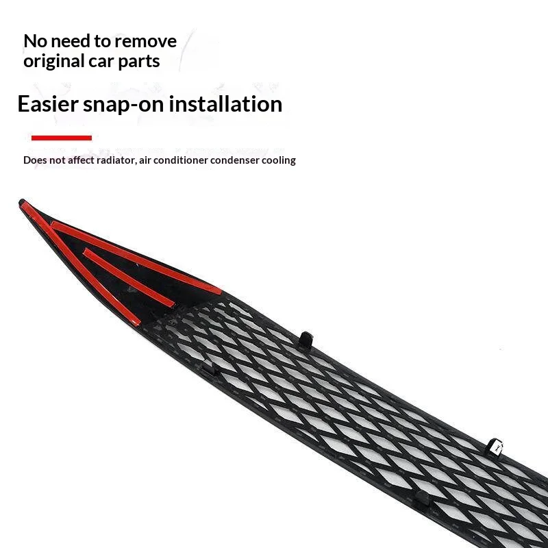 For XPENG G6 P7+ P7 Plus Xiaopeng Car Front Grille Radiator Protective Mesh Anti Mosquito Catkin Snap On Decorative Insect Net view 4