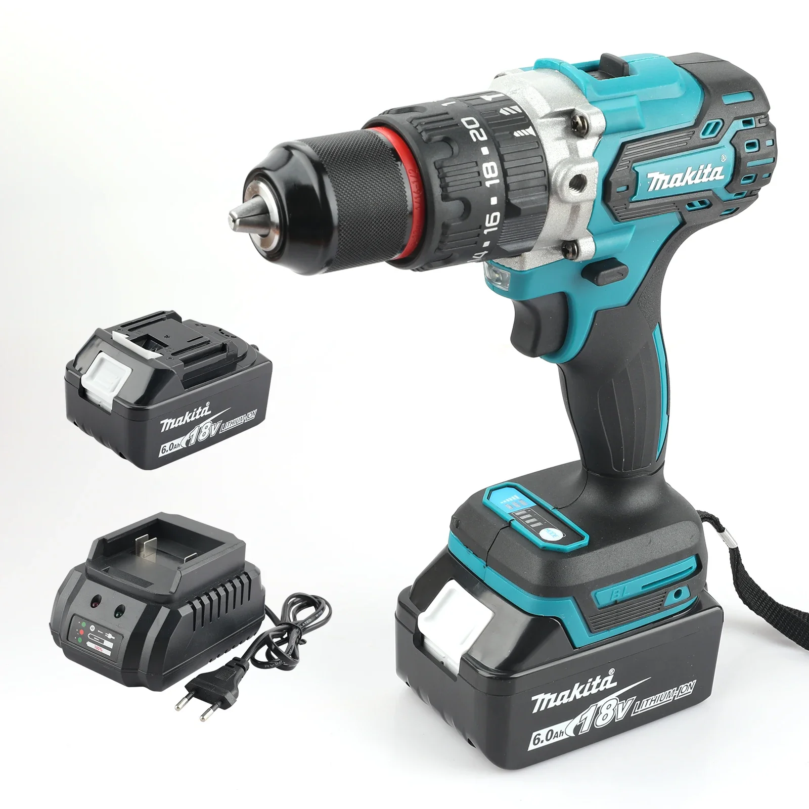 Makita DDF487 borstelloze lithium-elektrische driver elektromechanische boorschroevendraaier voor Makita 18V-batterij