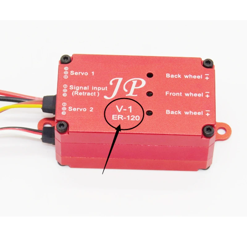 Train d'atterrissage électrique rétractable en métal RC, contrôleur deux-en-un pour avion à voilure fixe