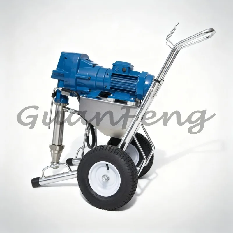 Brushless Motor 220V Airless Paint Sprayer, Industrial Pressure Wall Putty Sprayer, High Pressure Sprayer with Nozzle