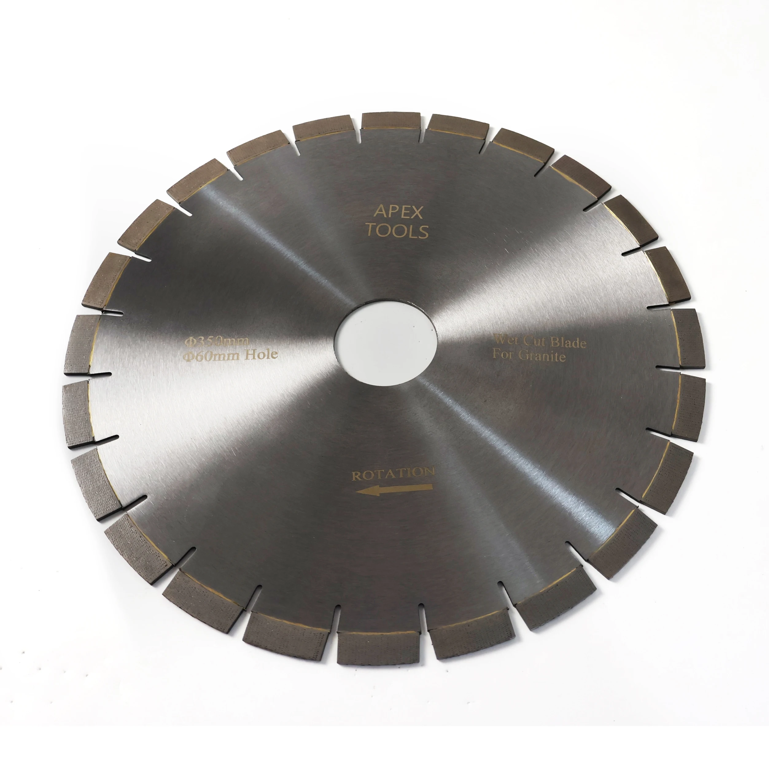 350mm High Sharpness Silent Granite Cutting Disc 14 Inch Arix Diamond Saw Blade Wet Cut Blade for Granite Stone Cutting