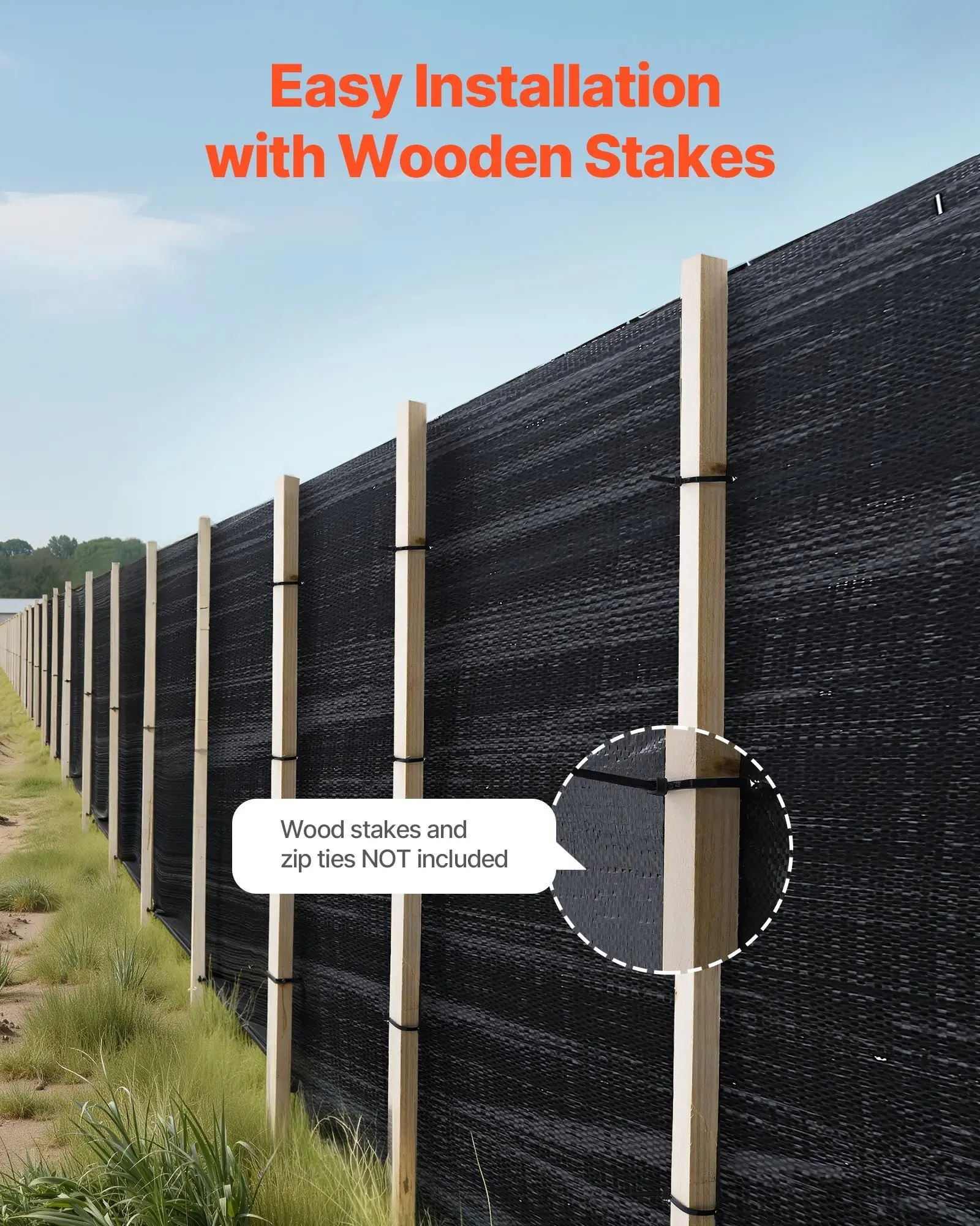 3x500 'Silt سياج لفة الصناعية الصف البولي بروبلين التحكم في التآكل النسيج حاجز التآكل المؤقت لموقع وظيفة البناء #5