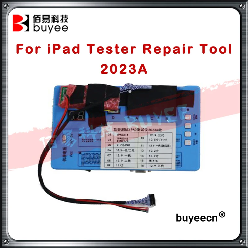 2023 LCD Screen Tester For iPad 3/4/5/6/mini2&4&6/pro 9.7/10.5/10.9/11/12.9 Display Panel Test Tool Kit Equipment Testing 2023A